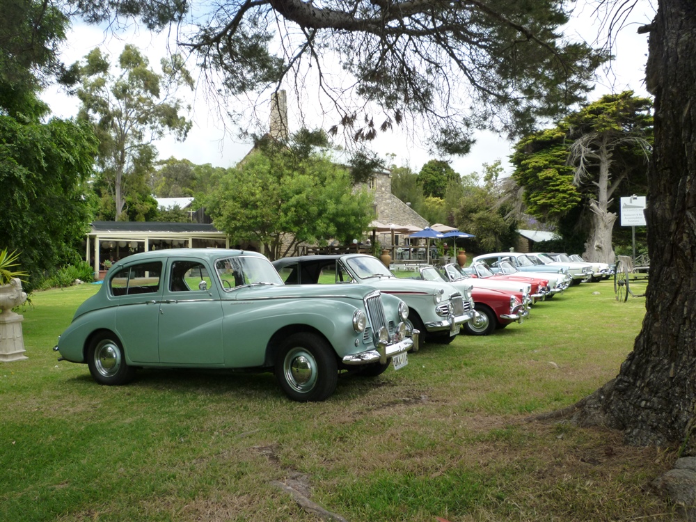 Lined up at Second Valley December 2012